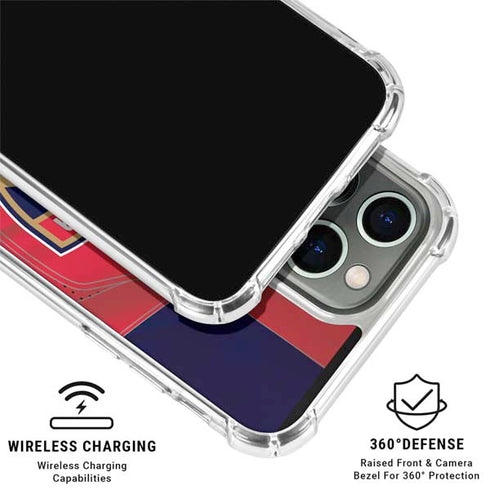 NHL Florida Panthers Jersey iPhone 16 Pro Clear Case